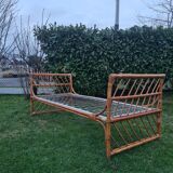 Rattan bed 1960