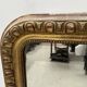 Louis Philippe gadrooned mirror in wood and gilt stucco, 19th century