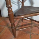 Corner tripod monk chair Munkstol Solid oak