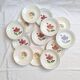 Deep plates / flower salad plates Sarreguemines