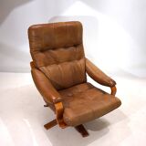 P. Schultz & Co. Denmark leather armchair, 1960