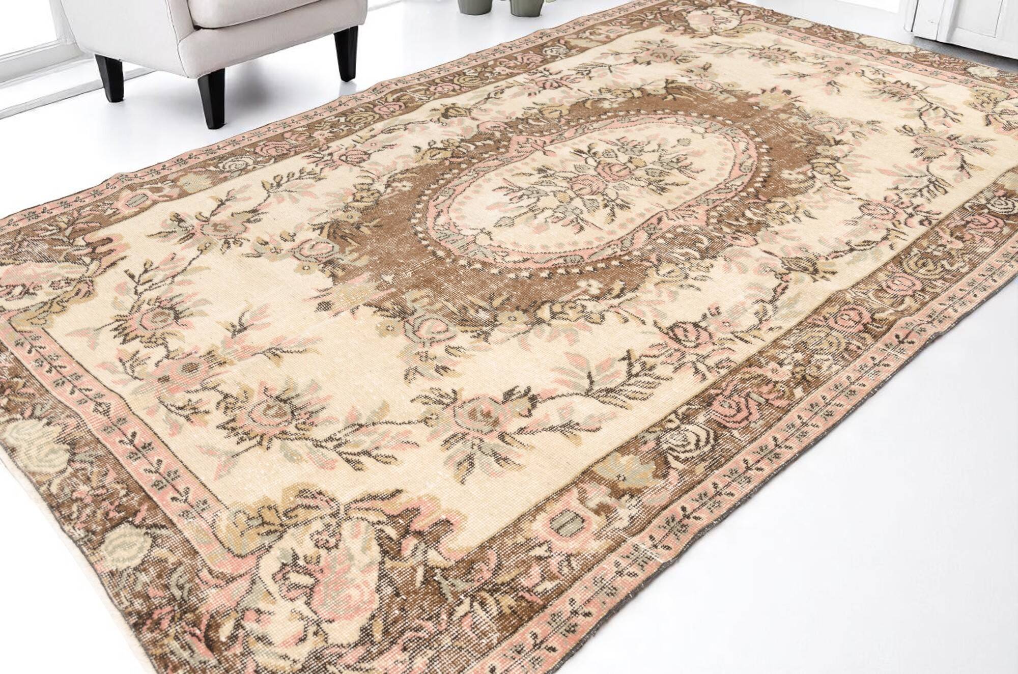 one A kind Of Vintage Turkish Area Rug sku-2020