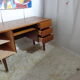 Scandinavian vintage office of the 60s light oak