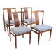 Set van 4 Henning Sørensen voor Danex eetkamerstoelen 'Vordingborg'