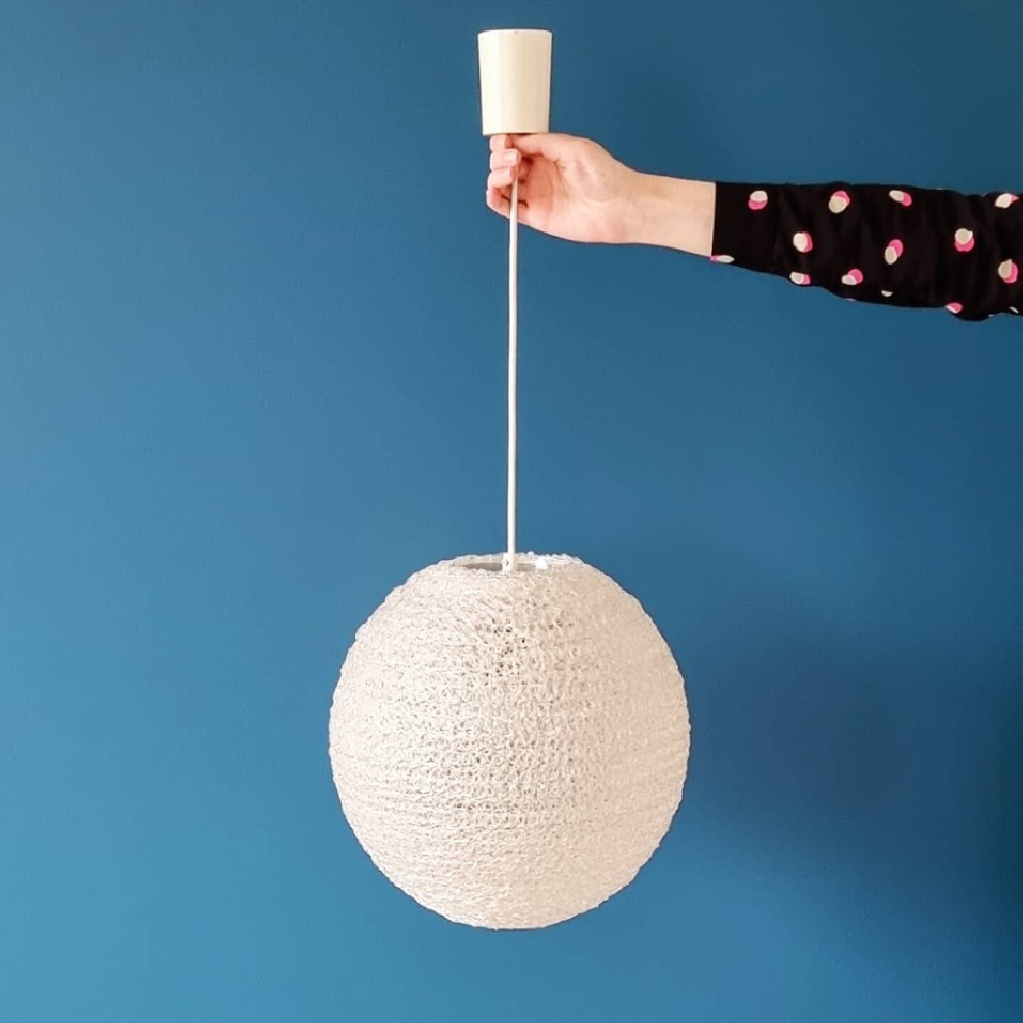 Spaghetti fibreglass suspension globe