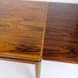 Dining Table With Extension Made In Rosewood By Johannes Andersen From Chr. Linneberg From 1960s
