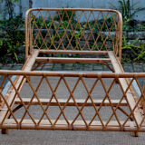 Rattan bed