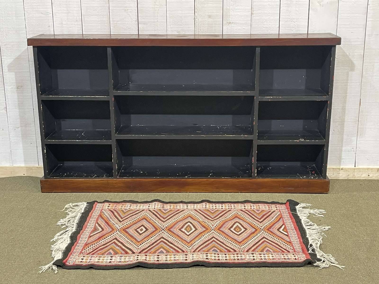 70s fir bookcase shelf