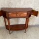 Half-moon console