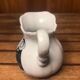 Ancien pichet lait pierrot dessin tristan porcelaine blanc 1980 vintage