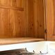 Parisian wardrobe made of solid wood