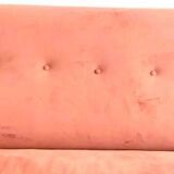 Scandinavian vintage velvet sofa