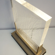 Lampe de bureau doré de Maison Jansen 1970