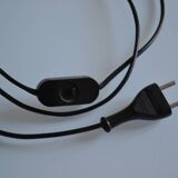 Large chrome metal lamp base 1970s vintage 70's space age