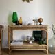 Buri console in the emmanuelle armchair style