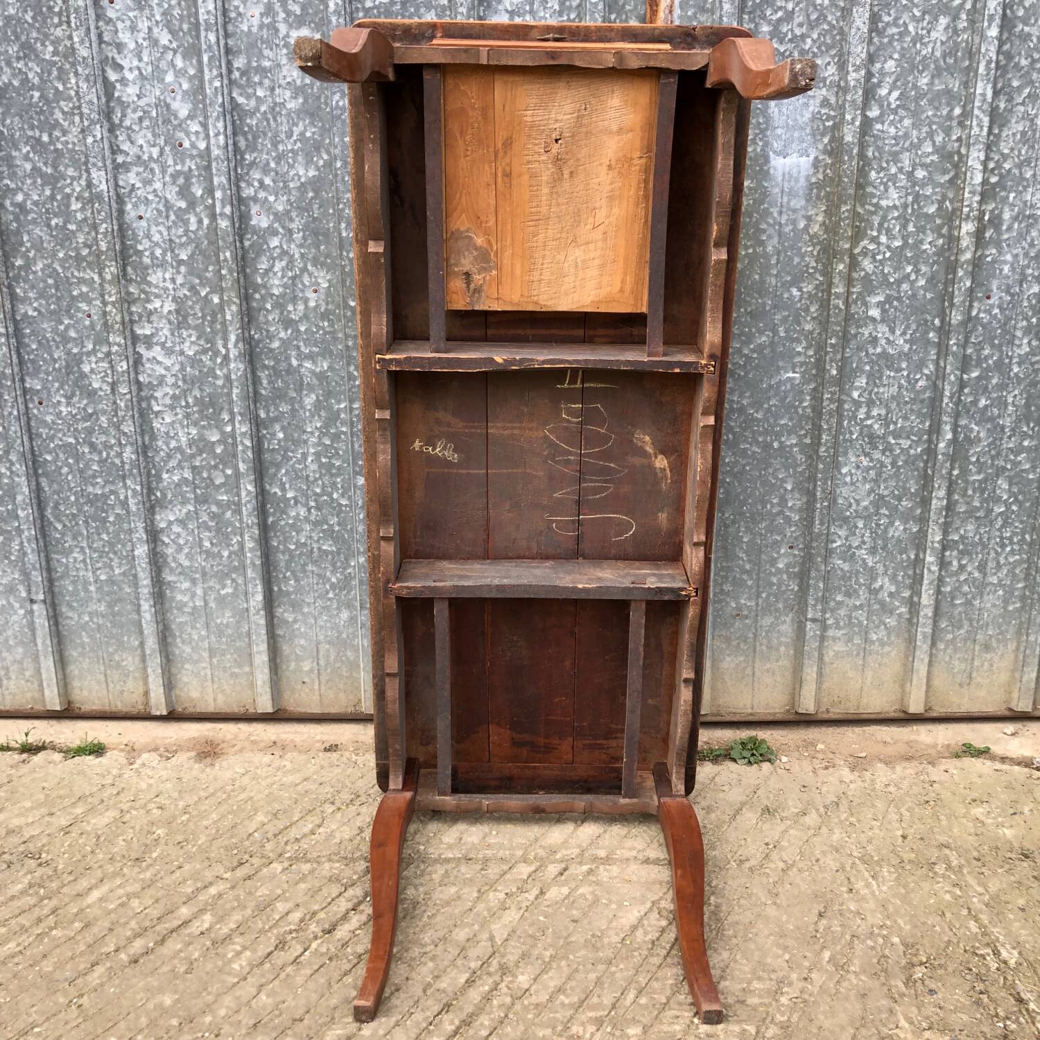 Louis XV style cherry farmhouse table.