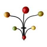 Coat rack wooden balls