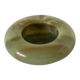 Vide-poche en onyx, forme ronde, vert, design, 1970 - 10 x 10 cm