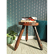 Vintage tripod stool