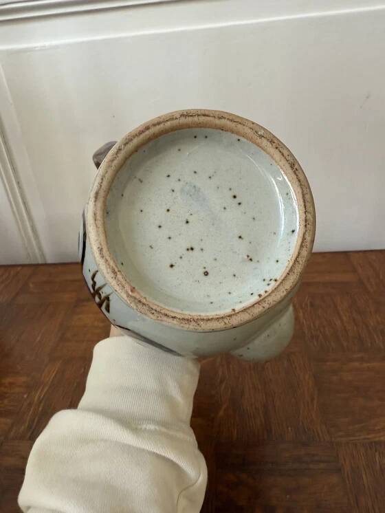 Vintage stoneware teapot