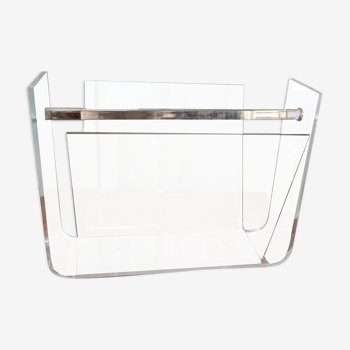 Porte revues en plexiglass 1970