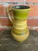Vintage Large 60's Beige & Green Ceramic Vase from West Germany