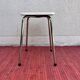 White formica stool