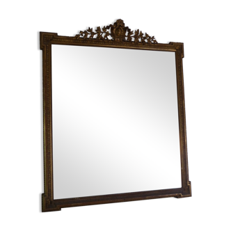 Mirror trumeau: h 200, l 165