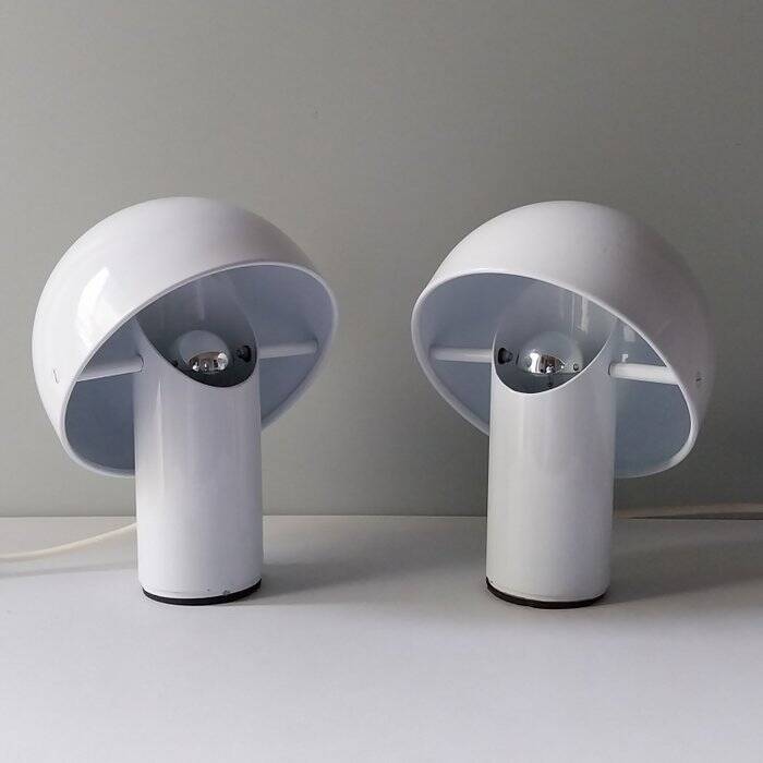 Set of two Italian table lamps from the 70s