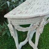 console en bois style louis xvi