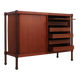 1950s mid-century teak storage cabinet bar F.lli Proserpio