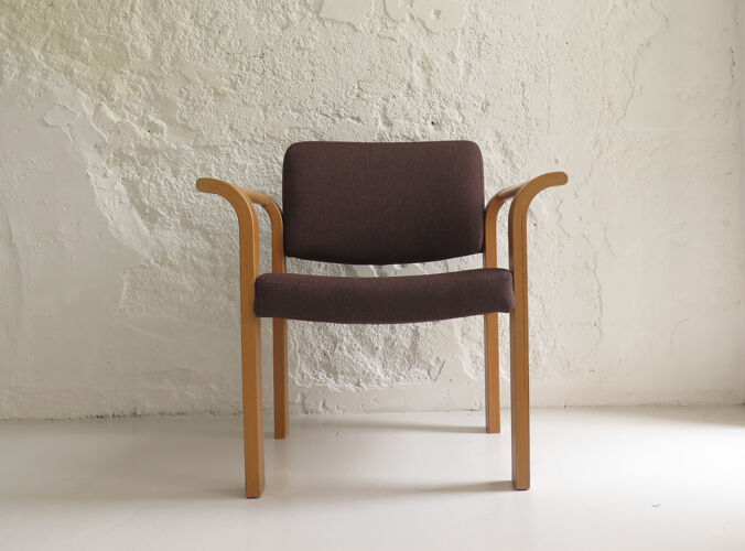 Danish low armchair, 1970s
