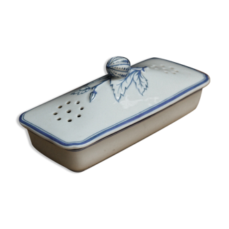 Toothbrush holder in faience