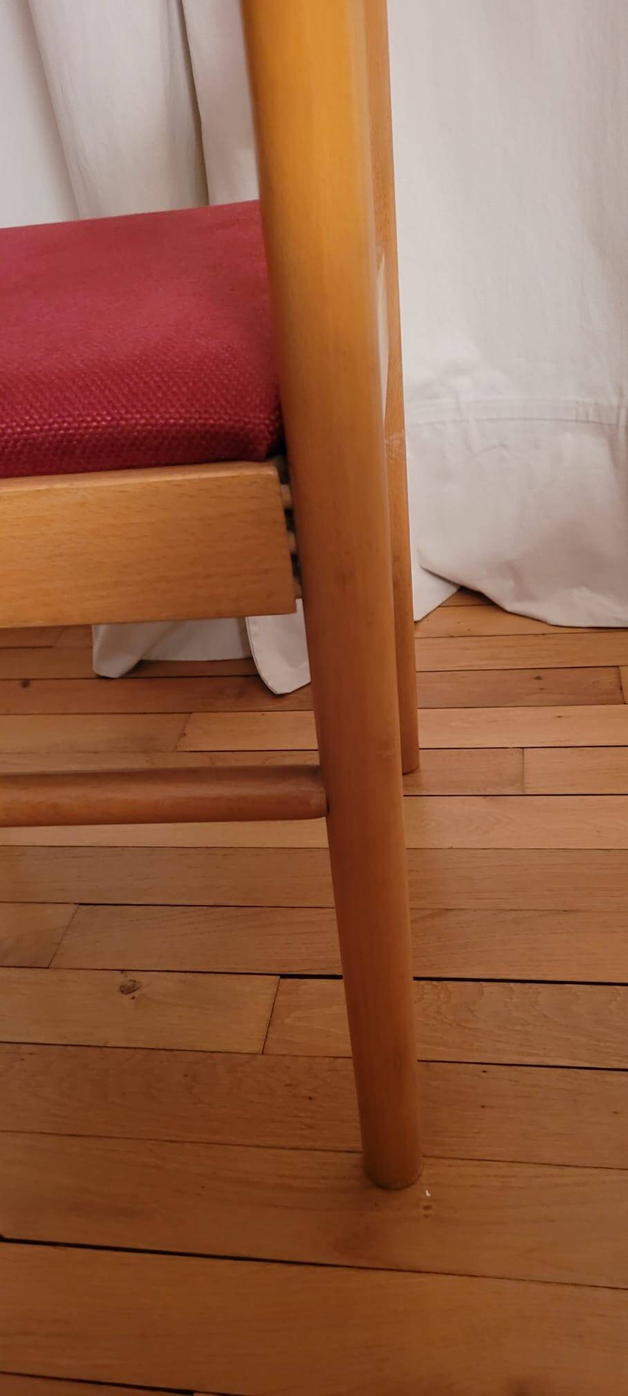 Set of 4 vintage Baumann chairs