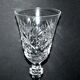 Series of 6 Lemberg / Saint-Louis diamond-cut crystal water glasses? 19cm