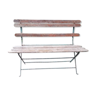 Foldable garden bench
