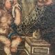 Ancient painting Pieta or Virgin of the Angustias of Granada 17th century