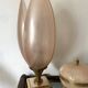 Pink tulip lamp by Laurent Rougier, 70s-80s