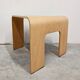 Postmodern side table made of beech plywood by Ekornes Stressless from the 1980s.