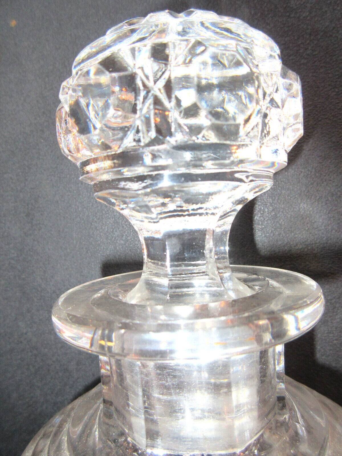 Large Baccarat crystal perfume bottle, Pierreries model, 21 cm