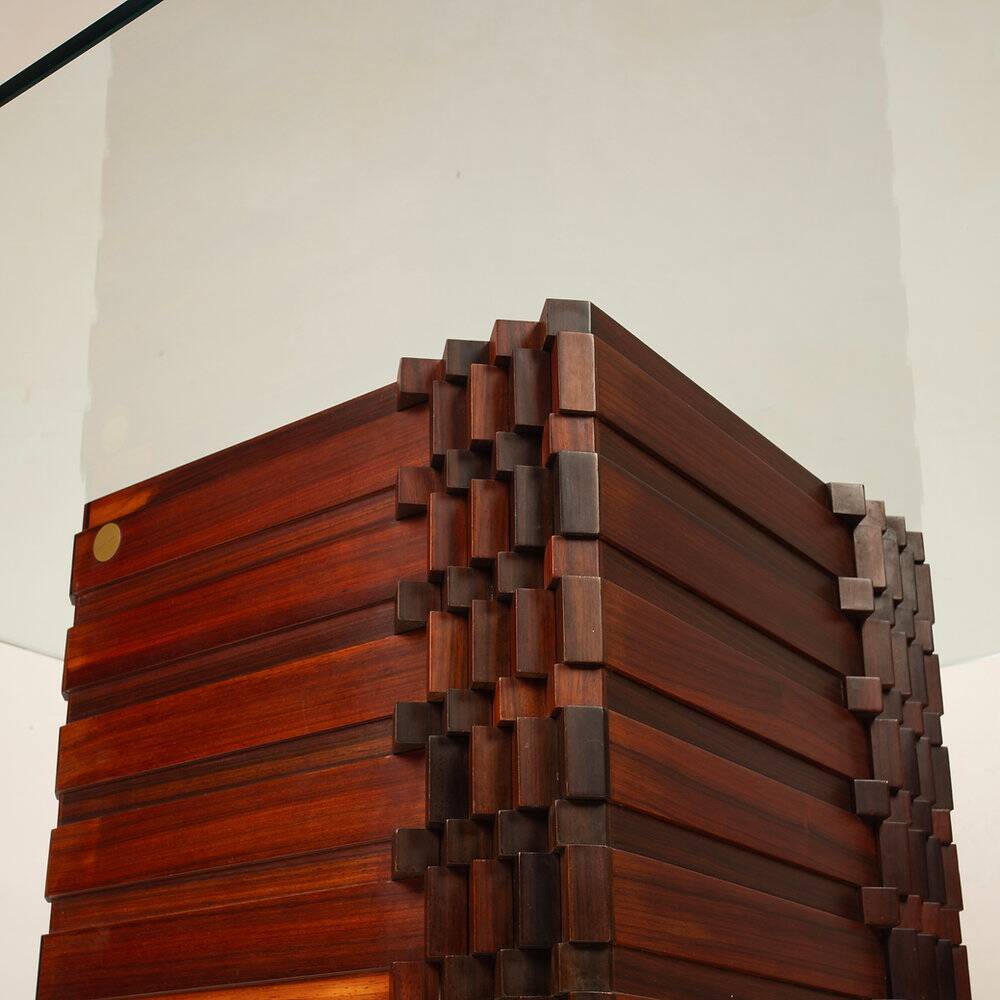 Table Diamante Scultura 99 par Luciano Frigerio pour Frigerio di Desio 1970