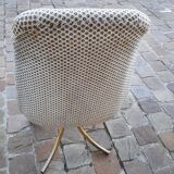 3 rotating vintage armchairs