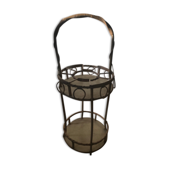 Rattan bottles holder