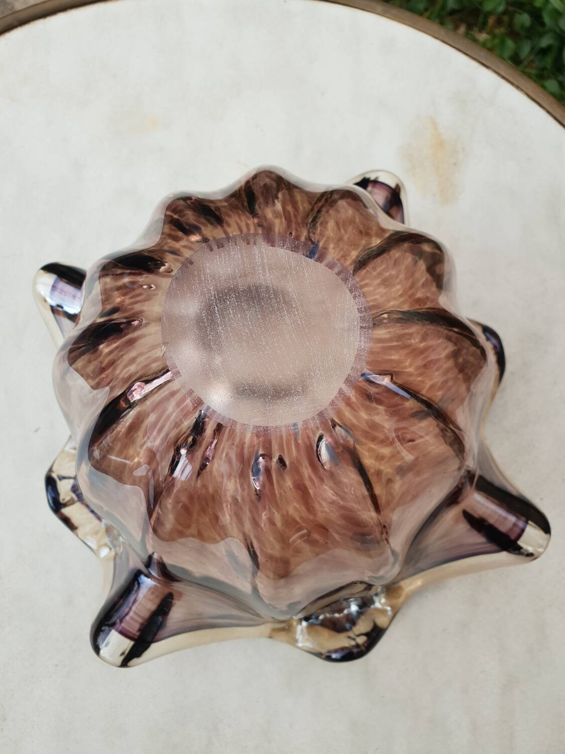 Murano glass bowl 1970