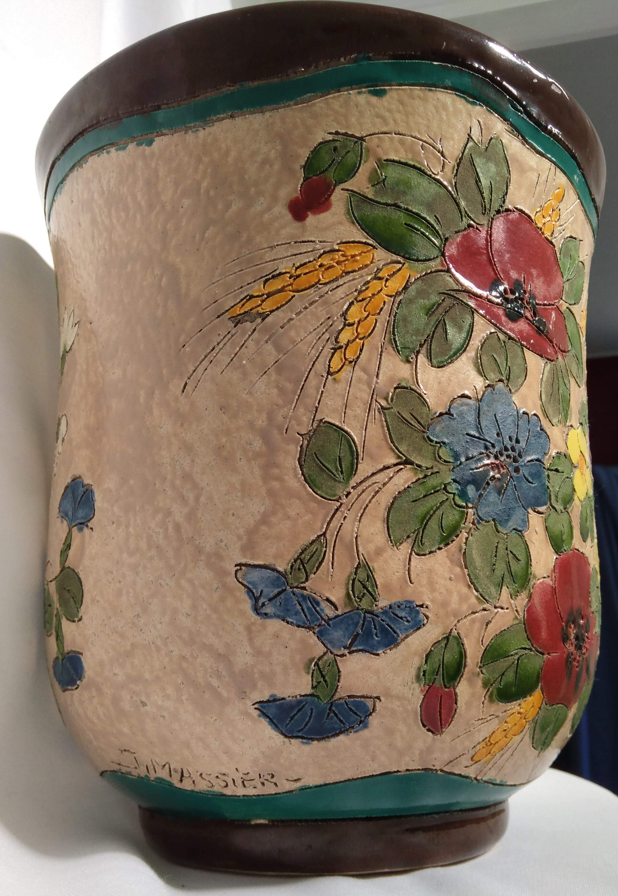 floral decoration potcover by Jérome Massier