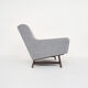 Set of two Dutch design lounge chairs with wenge feet
