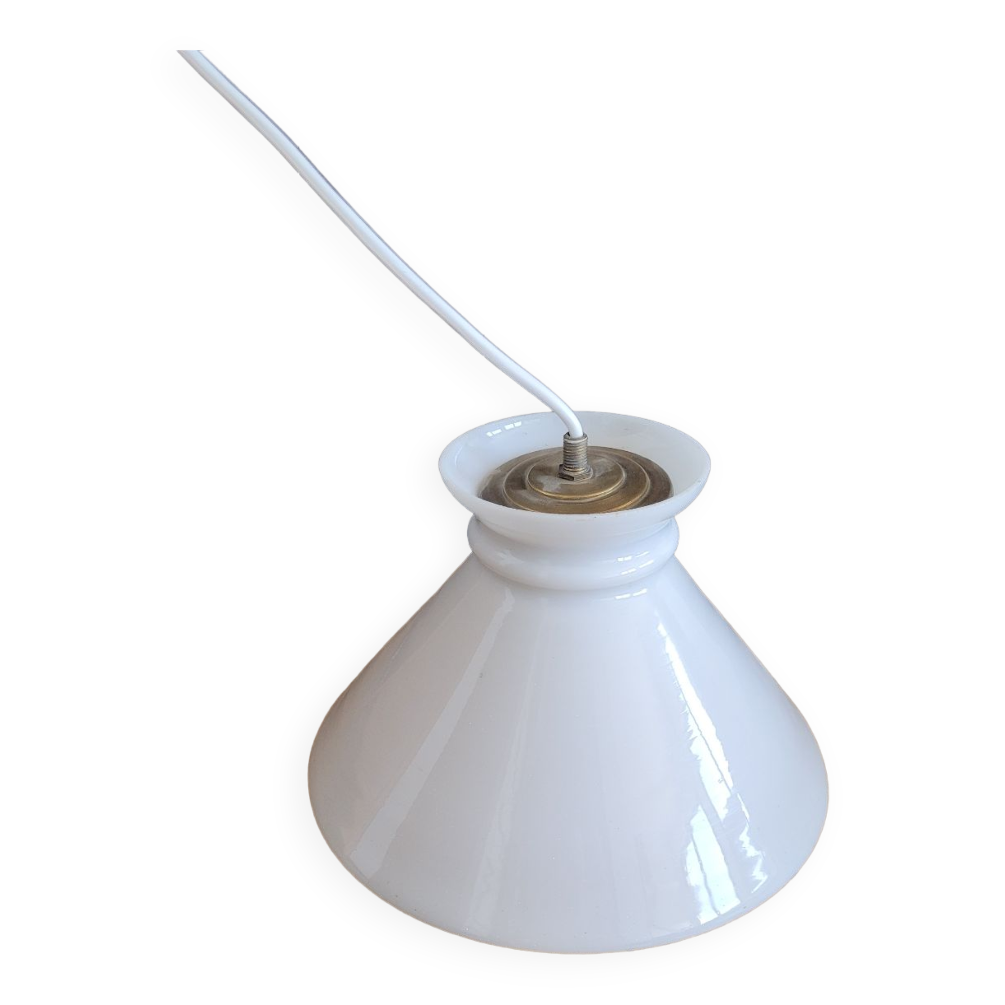 Opaline pendant light