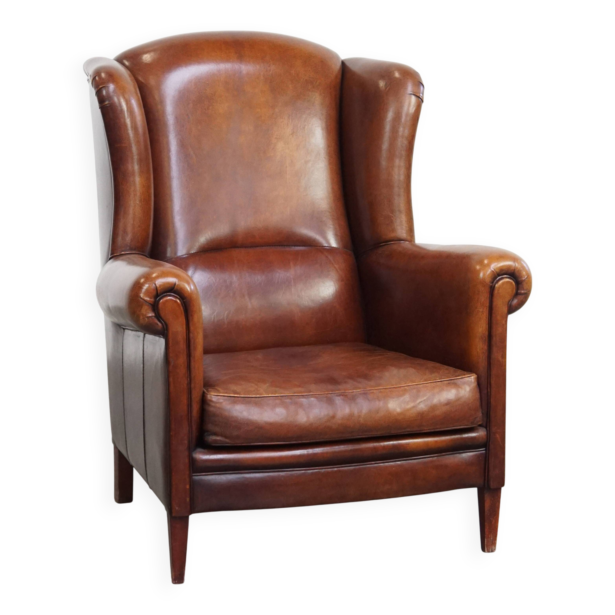 Sheepskin Wingback Chair