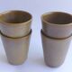 4 tasses à café Digoin en grès