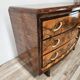Commode Art Déco toscane des années 1940 en noyer raciné.